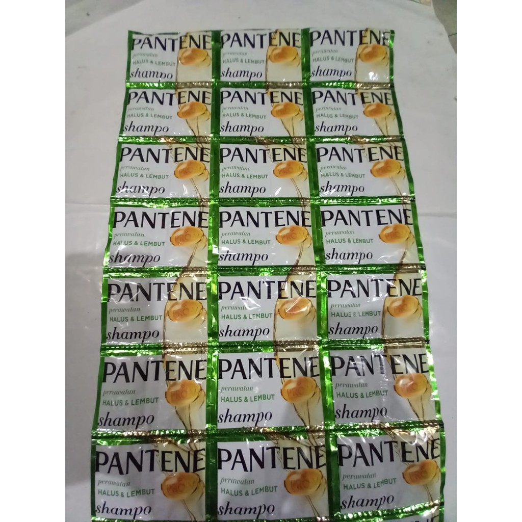 Shampo Pantene Perawatan Rambut Halus & Lembut 1 Renceng (12 Sachet)