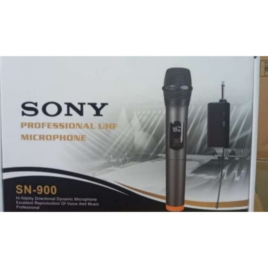 AGEN MIC/MICROPHONE SONY WIRELESS SN 900 UHF CHARGER