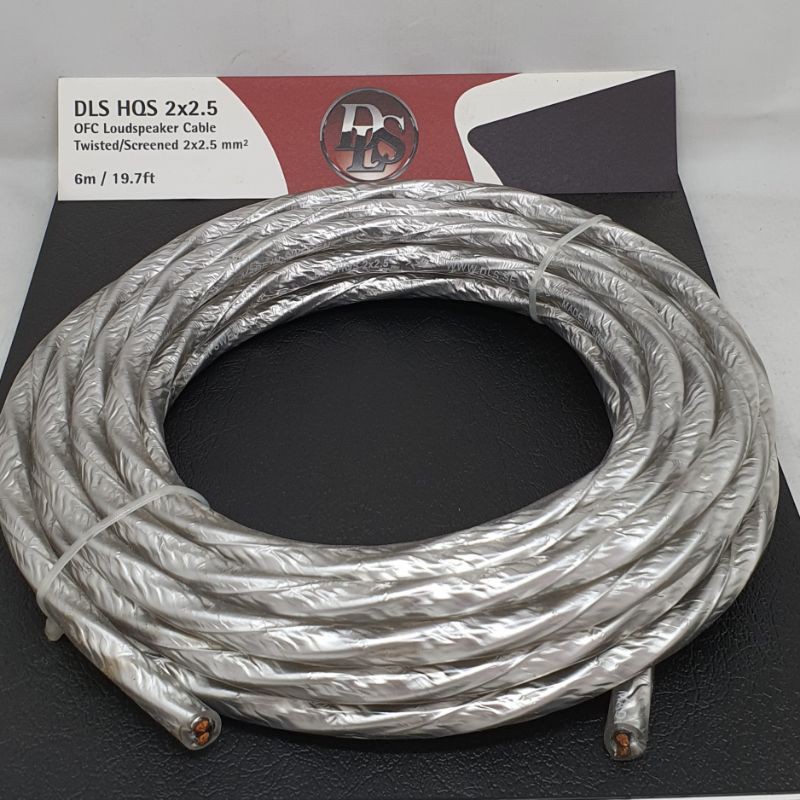 Kabel Speaker, Speaker Cable, Loudspeaker Wire DLS HQS 2x2.5 panjang 6 meter