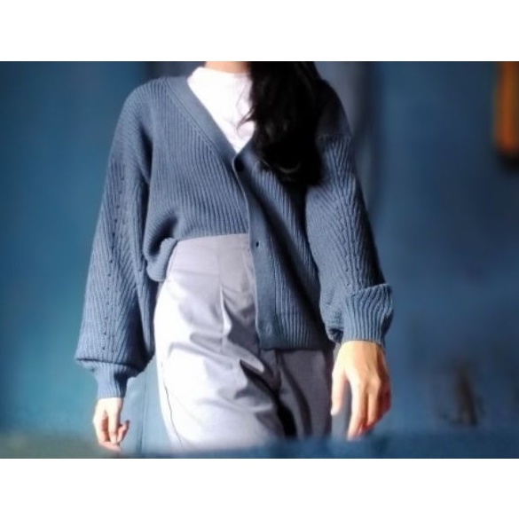 Cardigan Rajut Wanita Kancing Tebal Premium Aurel KNIT