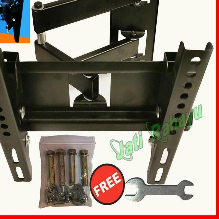 ۝ SWIVEL BRACKET TV LED 14" - 43" BRACKET TV LCD 14" - 43" (6 ARAH), SWING BRACKET TV ✻