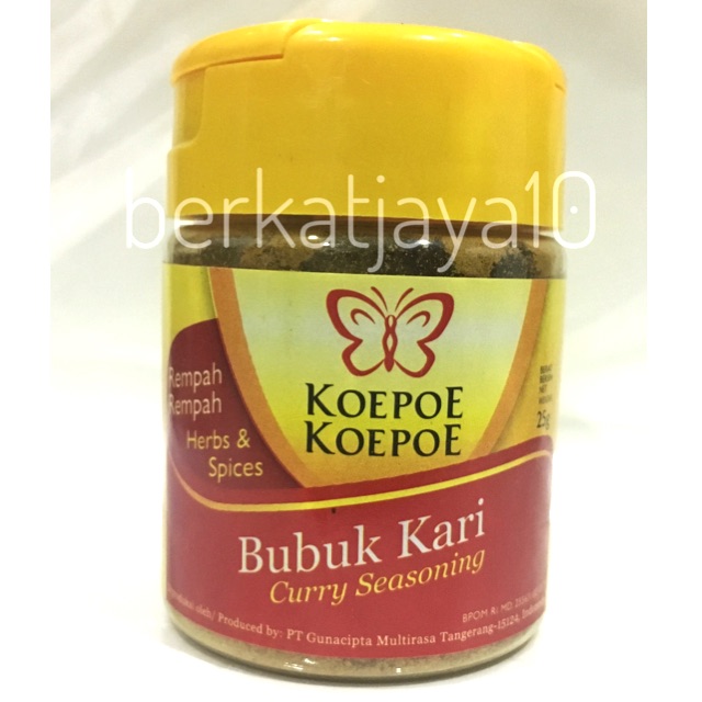 BUBUK KARI KOEPOE Curry Seasoning 25 Gram