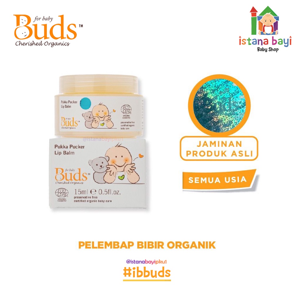Buds Organics Pukka Pucker Lip Balm/Baby lip balm