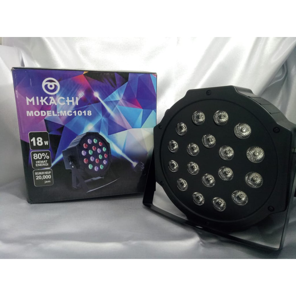 Lampu Disko Mikachi MC1018 / Lampu Disco / Lampu Warna Warni-Sensor Suara