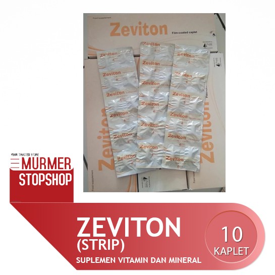 Zeviton Strip 10 Kaplet Multivitamin Suplemen Vitamin Mineral
