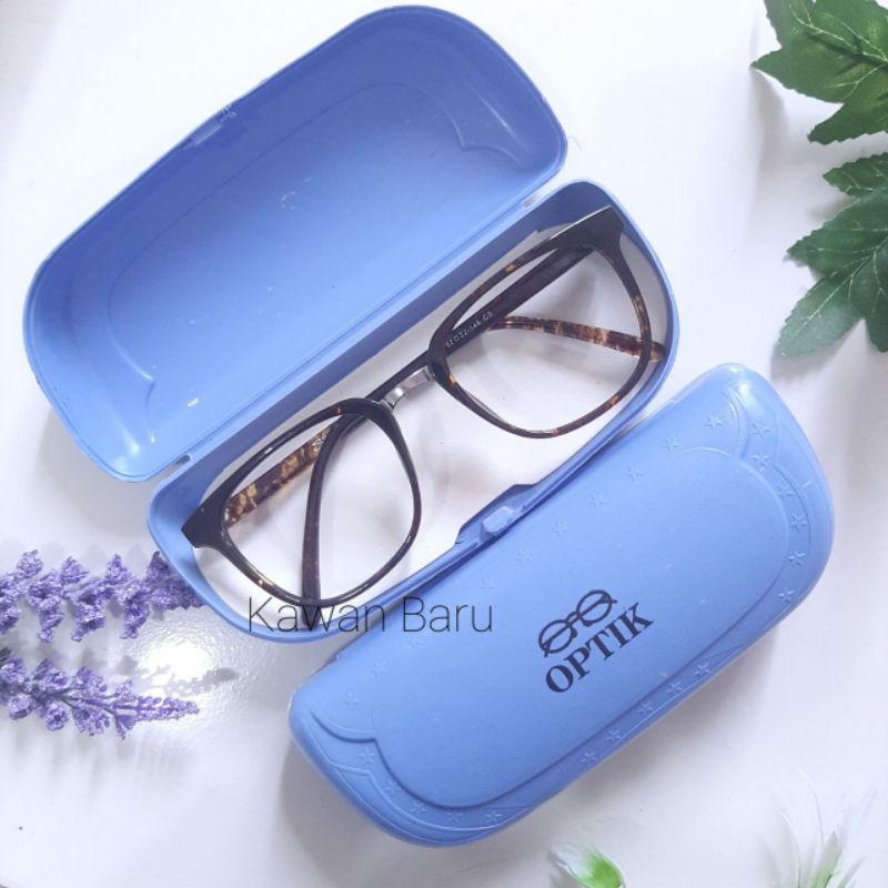 Box Kacamata / Tempat Kacamata 1-Optik CloBiru
