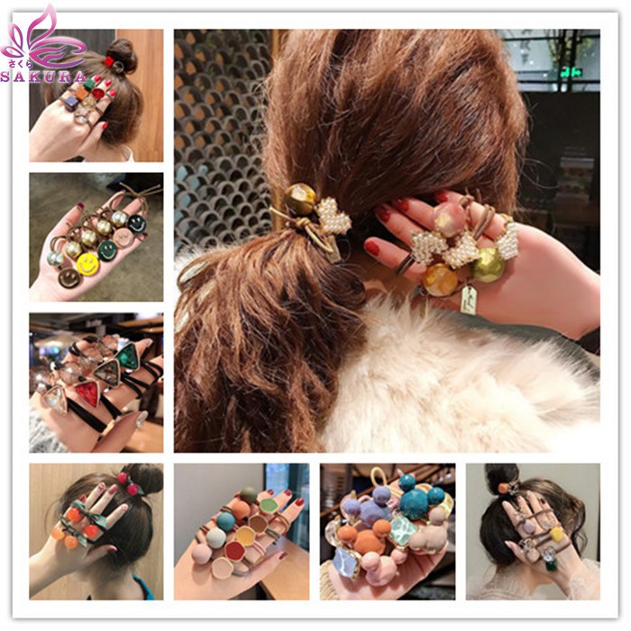 TALI RAMBUT MODEL MUTIARA / SMILE GAYA KOREA ELASTIS-sosoyo