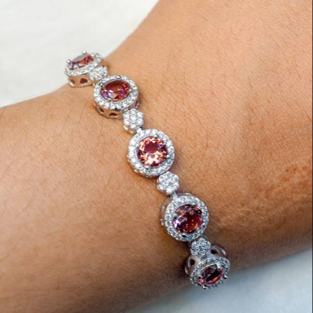 Gelang Zultanite Silver 925 Karat Asli Turki
