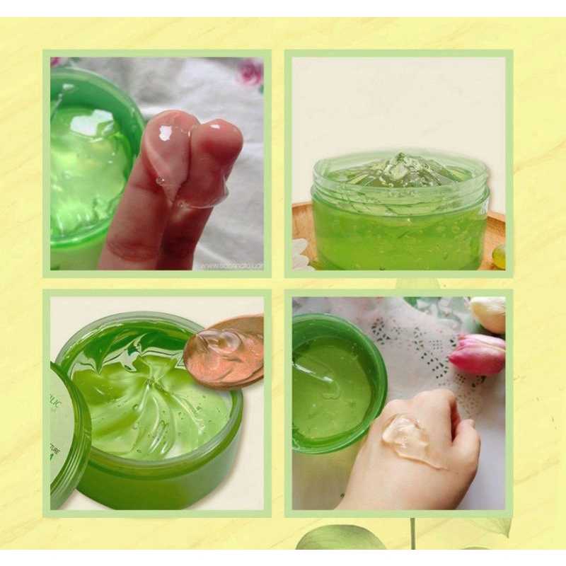 IMAGES Aloe Vera Ointment original Aloevera 92% soothing and moisture gel berkualitas