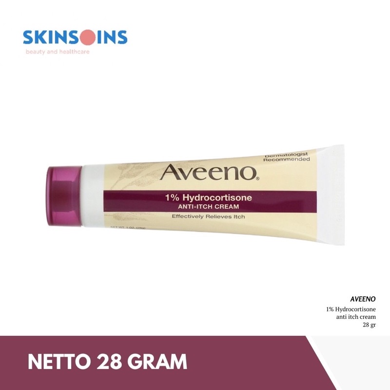 Aveeno 1% Hydrocortisone Anti Itch Cream 28 gr