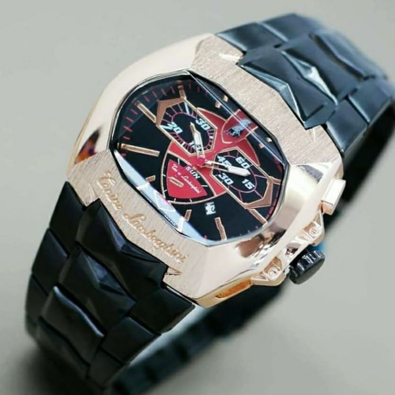 BIG SALE!!! JAM LAMBORGHINI JAM TANGAN DESAIN GIANT JAM KESEHARIAN WARNA PILIHAN