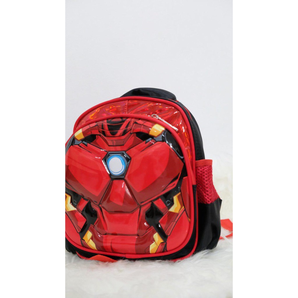 tas sekolah anak 3D PAUD import super hero