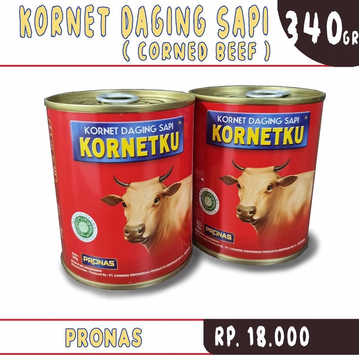 

asa457a Kornetku Corned Beef 340Gr / Kornet Sapi Xa20X1