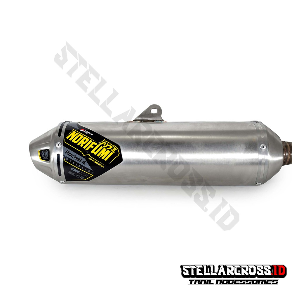 Knalpot Muffler Original NORIFUMI Rocket 4 KLX 230 R 2019 Stainless