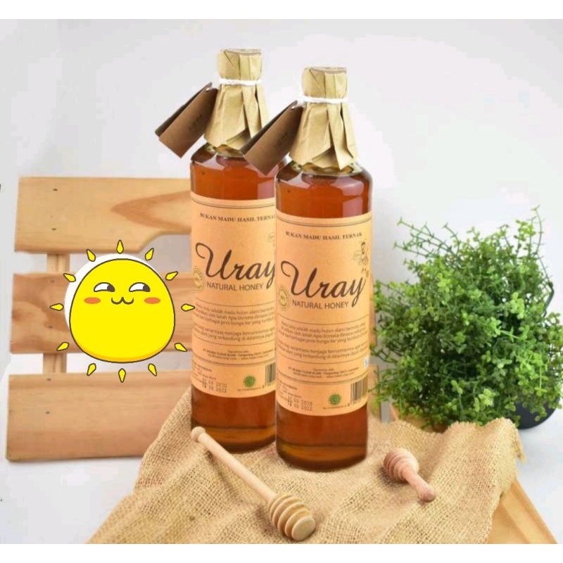 

Madu Uray - Natural Honey 875 gr (640ml) - Madu Hutan Asli