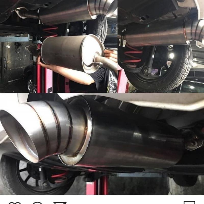 Bolt On Muffler V2+ ORD Exhaust for Brio/Jazz GE8/GK5