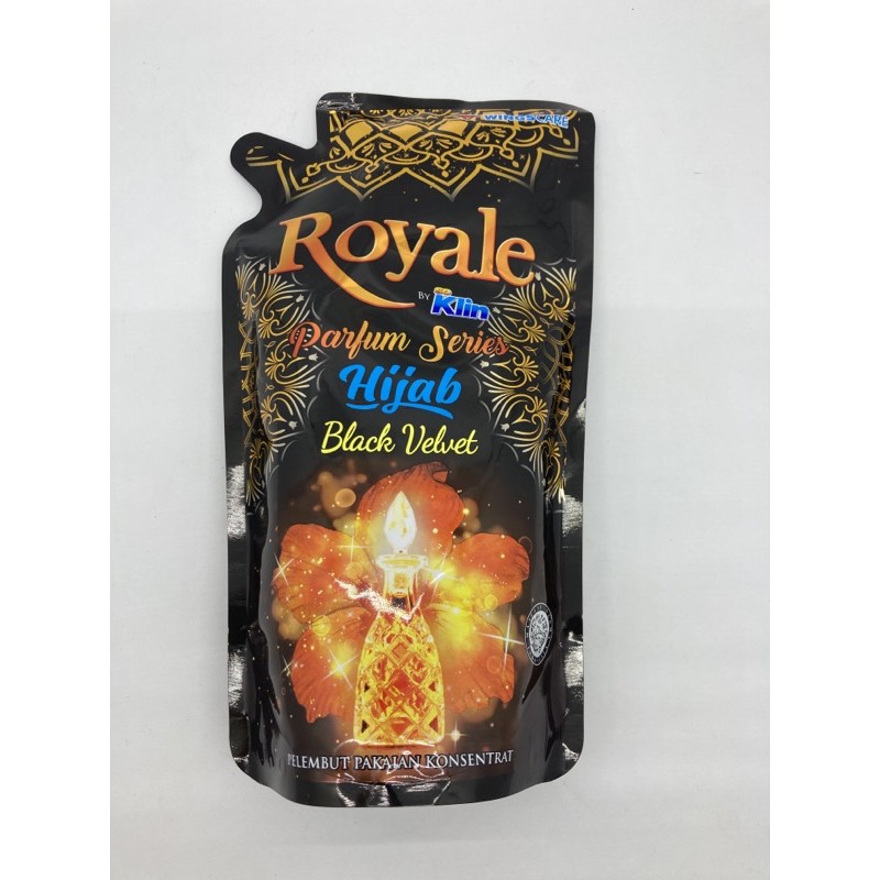 Royale Soklin PEWANGI PAKAIAN HIJAB BLACK VELVET 800ml POUCH barcode 8998866614122