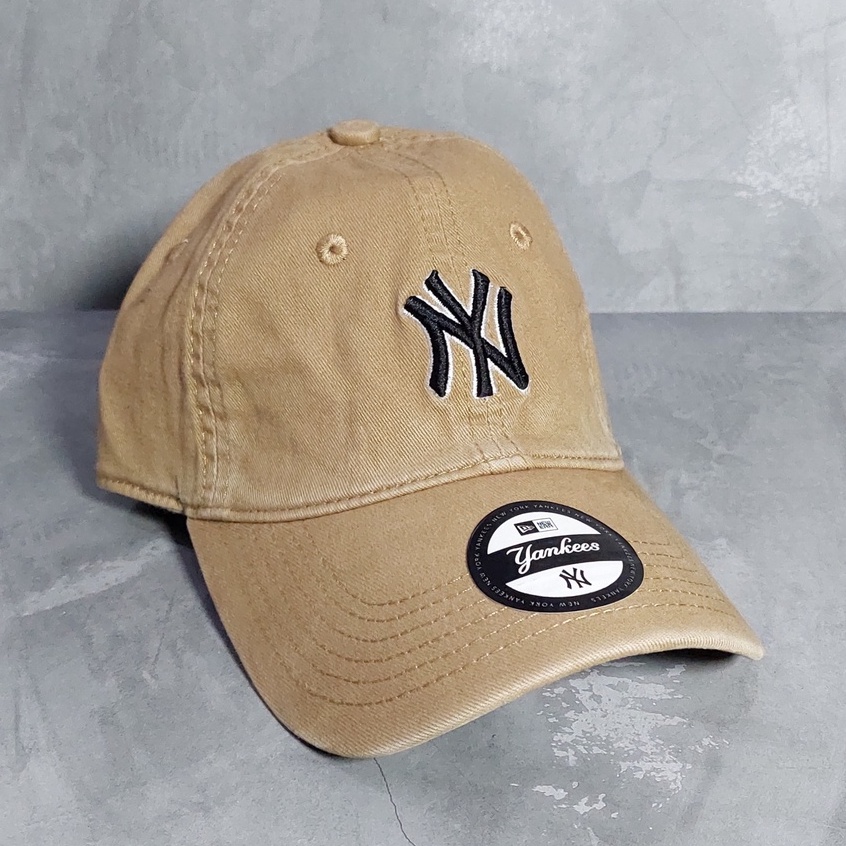 Topi Import NY Premium Casual Baseball Hat NY Unisex - Cream