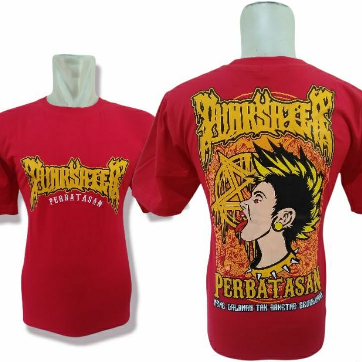 KAOS PUNKSHTER PERBATASAN RED EDITION