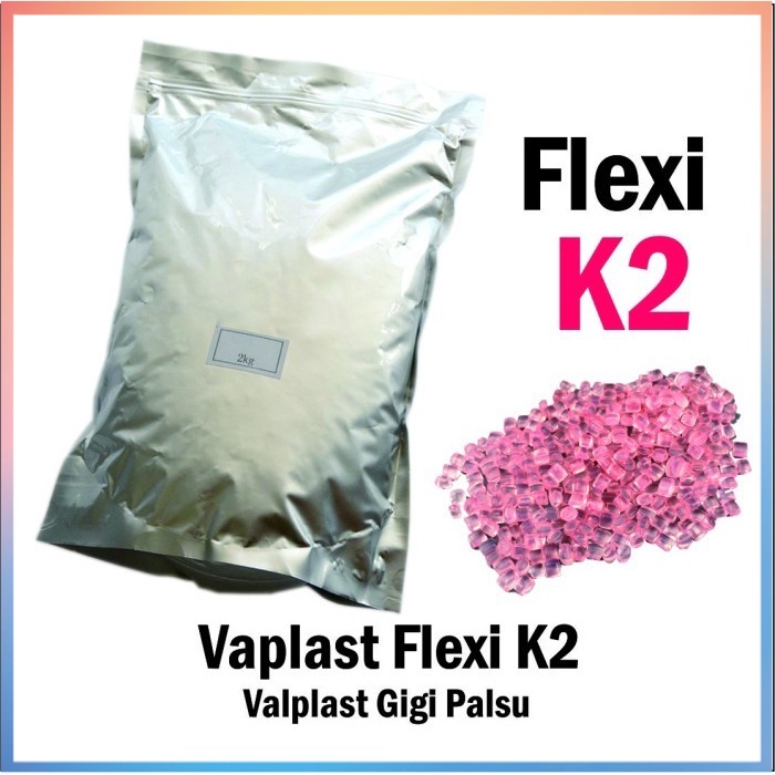 Bahan Valplast Gigi Flexi Warna K2 2 kg