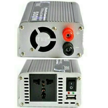 Power Inverter Prubahan Arus DC 12V TO AC 220V TBE 500W Srbaguna Murah