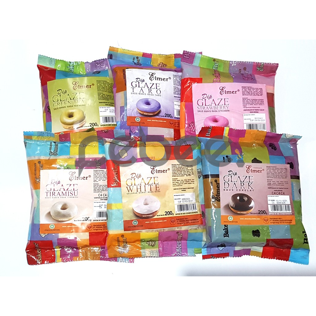 

Elmer Dip Glaze Topping Celupan Donat 200g