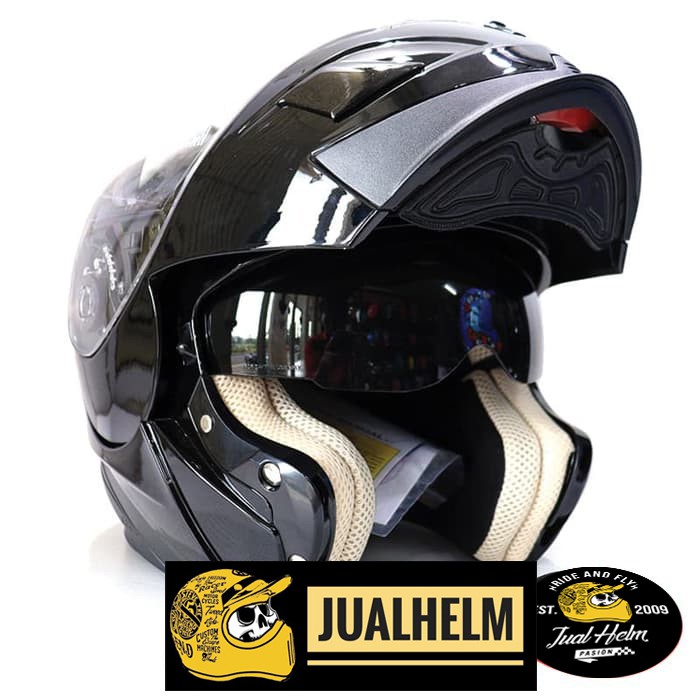 ZEUS HELM ZS3020 | BLACK GLOSSY | ZS 3020 MODULAR