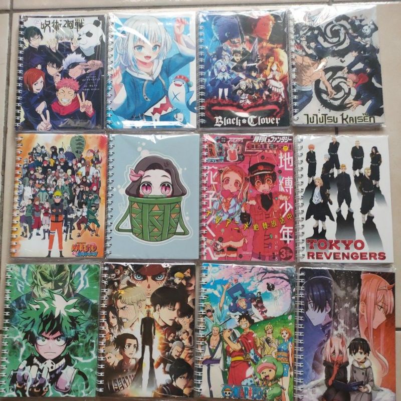 

NOTEBOOK ANIME A6
