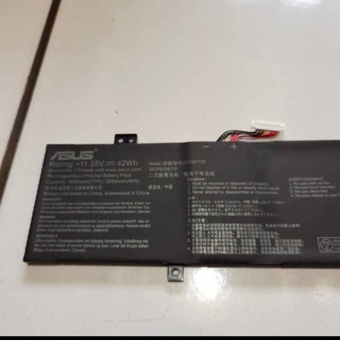 Baterai Battery ASUS Vivobook 14 TP412 TP412U TP412FA TP412UA C31N1733