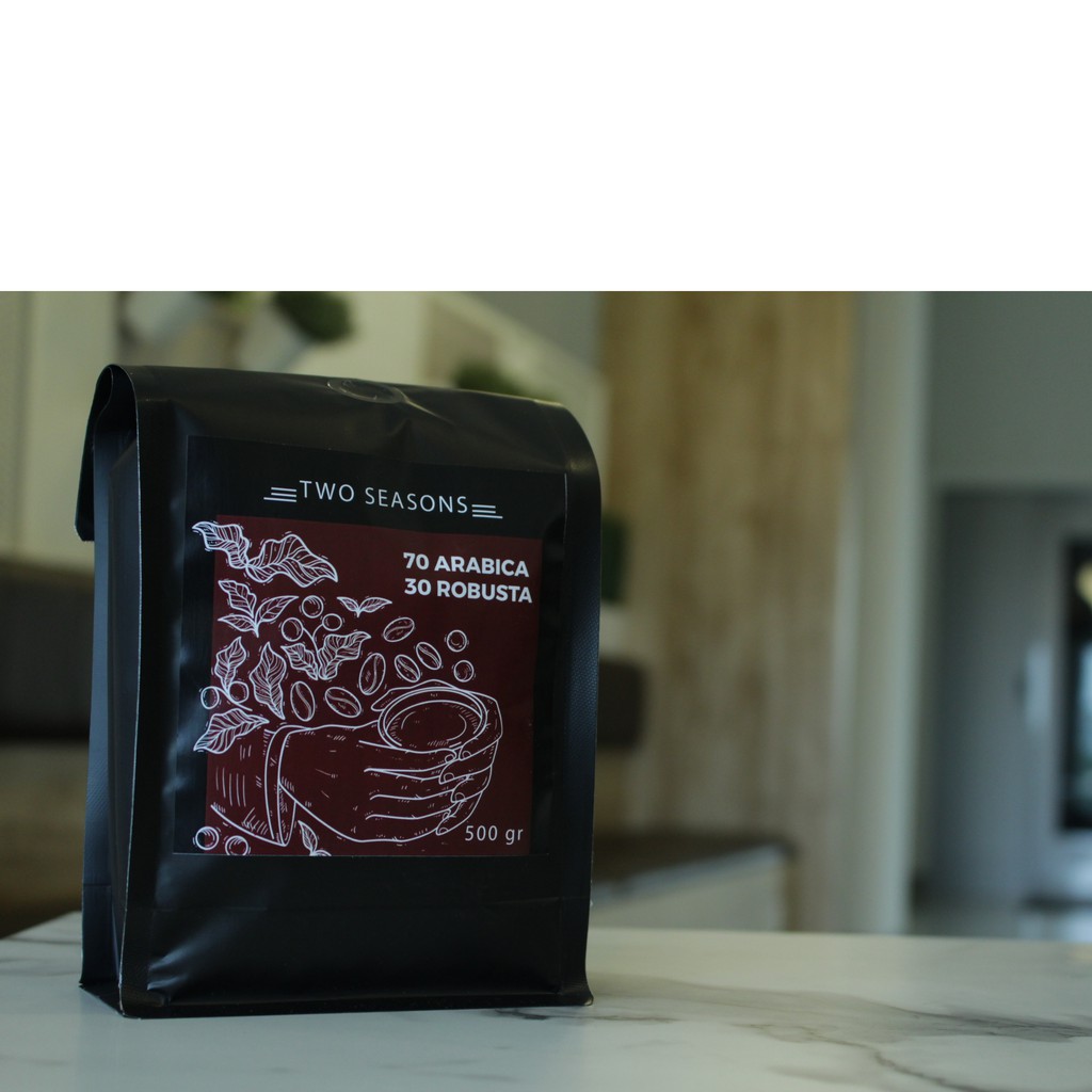 

Biji Kopi House Blend Lintong Arabika Robusta 70:30 500 gram