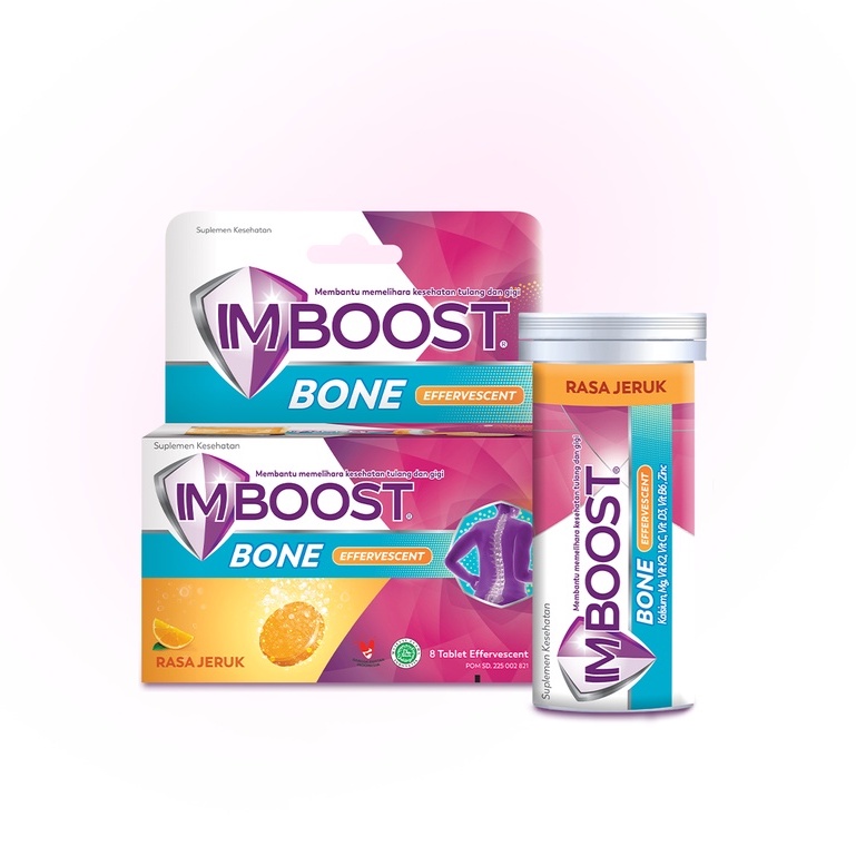 IMBOOST BONE EFFERVESCENT VITAMIN K2 DAN MAGNESIUM UNTUK TULANG