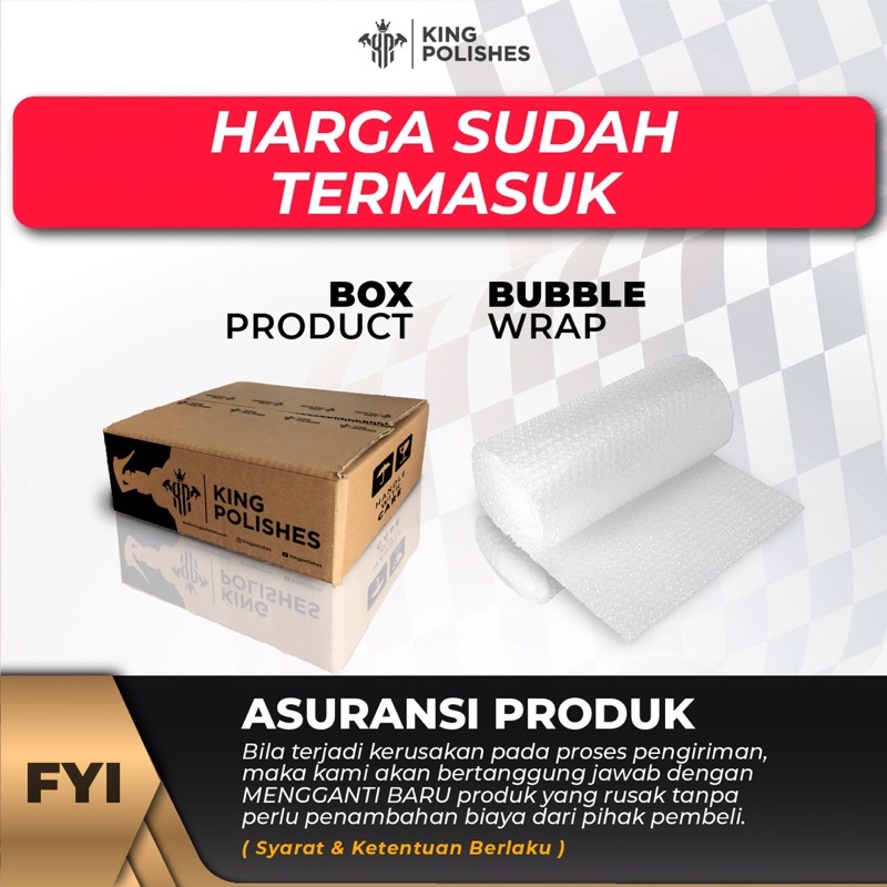 KING POLISHES Ultimate Cleaner Pembersih Interior Mobil Jok Plafon Dashboard Plastik Kain Beludru