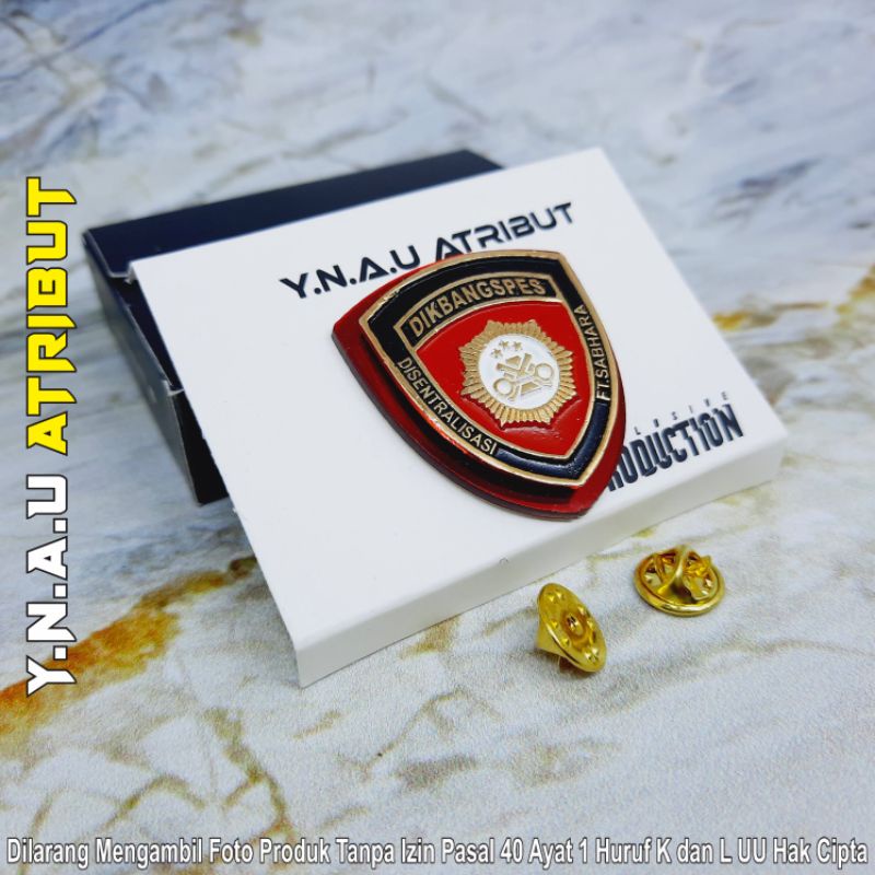 ATRIBUT POLRI / PIN DIKBANGSPES SABHARA POLRI