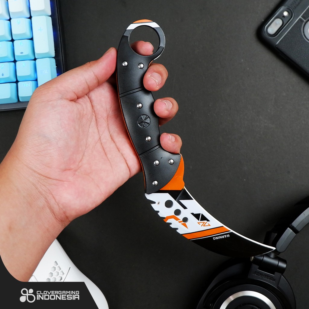 Talon Knife Asiimov - CSGO Counter Strike Knife Pisau Case