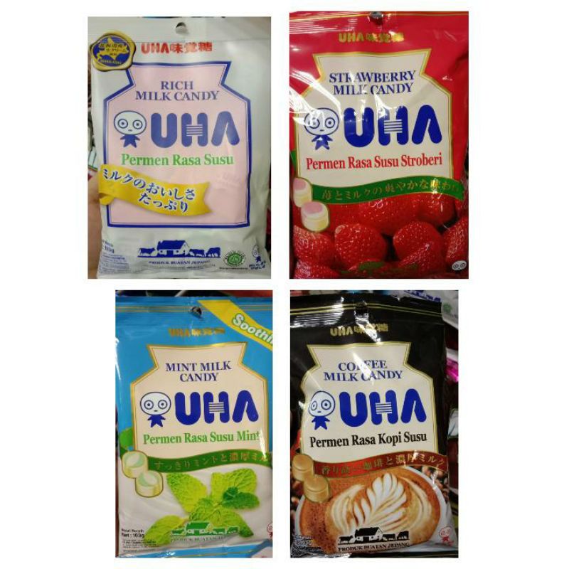 

UHA Milk Candy 103gr - Permen Milk Candy