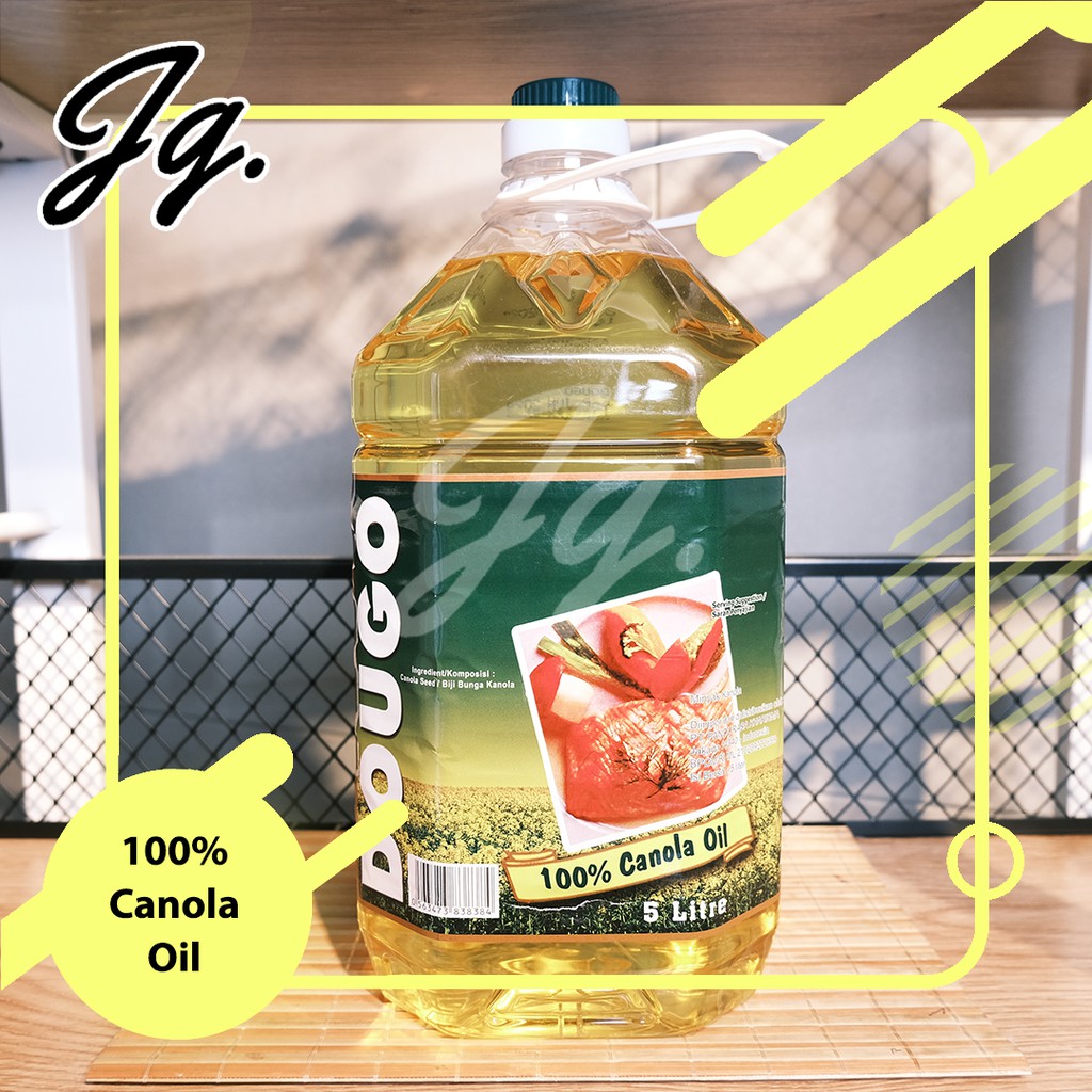 

MINYAK DOUGO 100% PURE CANOLA OIL 5 LITER