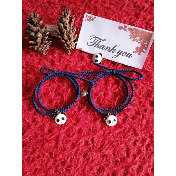 Gelang Couple / Gelang Desain Panda Curami Cinnamuroll