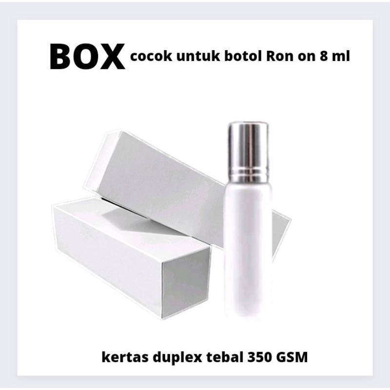 

box botol parfum berbagai ukuran bahan kertas duplek tebal