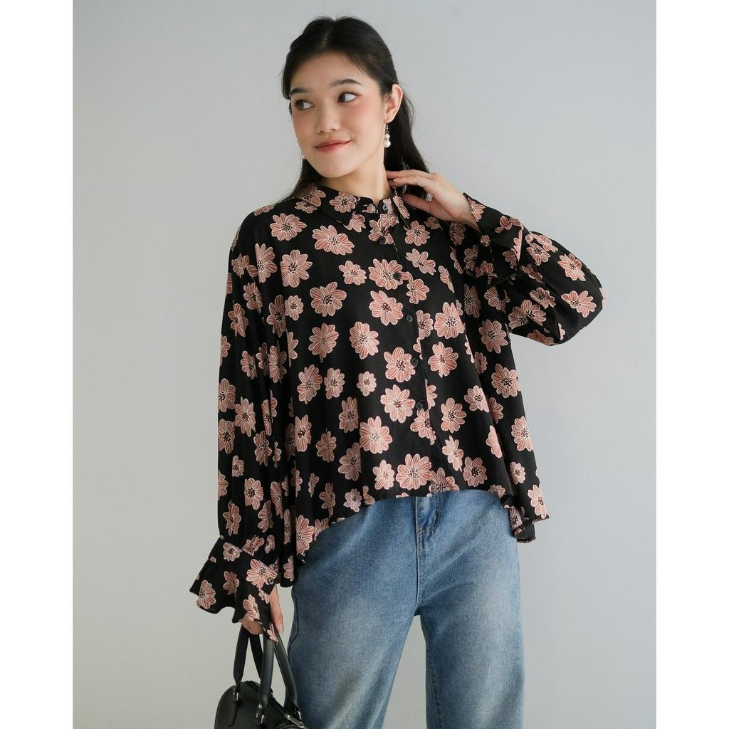 Myrubylicious RAELE SHIRT KODE NN2723 | KEMEJA | KEMEJA WANITA | KEMEJA LENGAN PANJANG