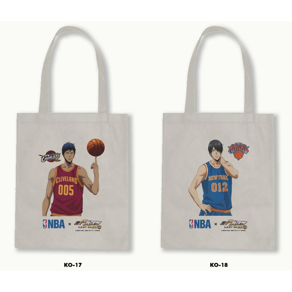 Tas Tote Bag Resleting Kanvas/Blacu  - Kuroko'S Basketball / Kuroko No Basuke /Anime-Manga .01