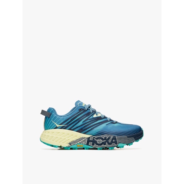 Hoka Speedgoat 4 Wide Women Running Shoes - Atlantis / Dazzling Blue original asli