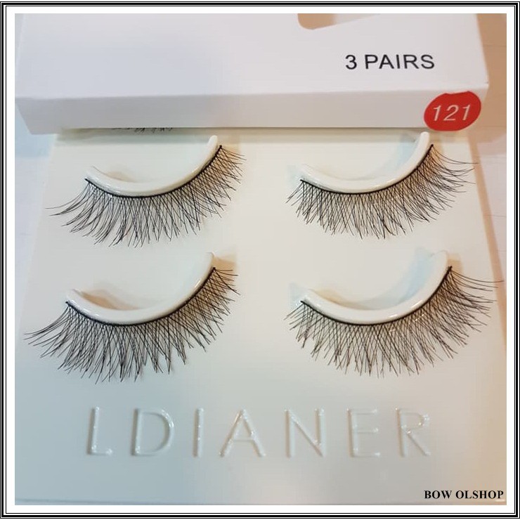 (BOW) Ldianer natural fashion eyelashes 3 pairs (121,004)