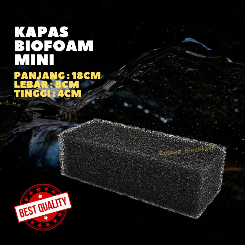 Kapas Biofoam Filter Mini Aquarium