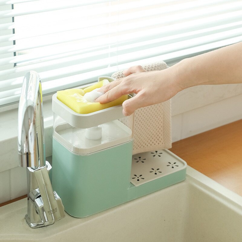 DISPENSER SABUN 3 IN 1 CUCI PIRING SERBAGUNA / TEMPAT SABUN CUCI PIRING [SWEETSPACE]