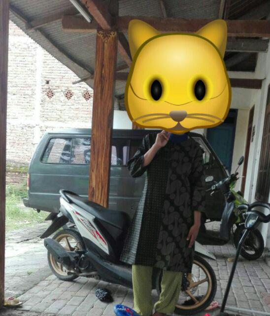 Tunik Seling Parang Polkadot Atasan Batik Tunik Batik Modern Semerbak Batik