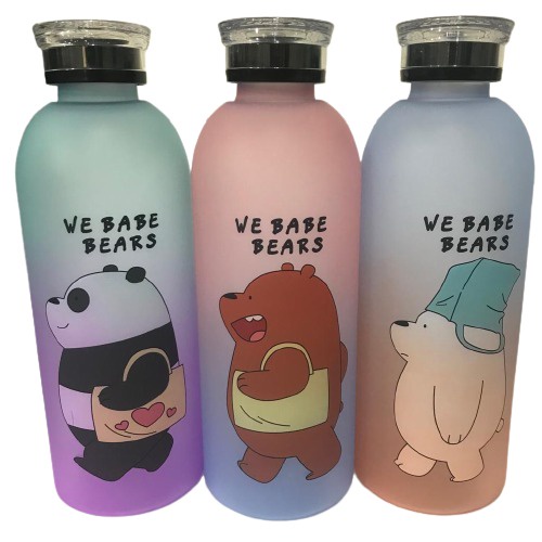 Botol Minum Gradasi We Bare Bears Anti Tumpah 1 Liter