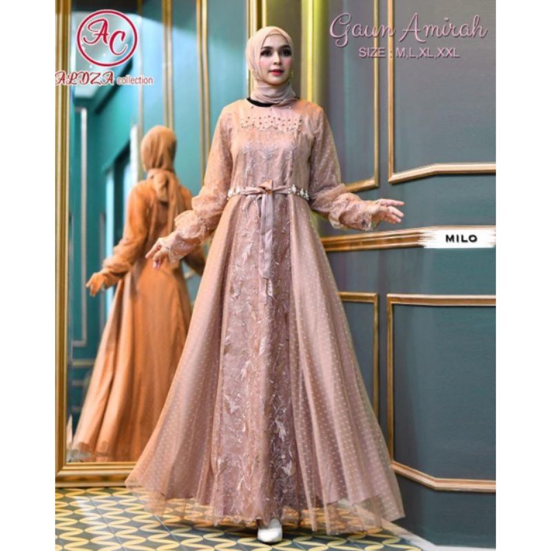 GAMIS REALPICT/GAMIS AMIRAH BY ALDZA/DRESS KEBAYA TULLE