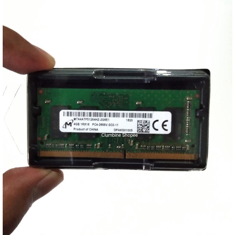 RAM Laptop Micron 4GB 2666 DDR4 PC4-2666V Memory Notebook Sodimm