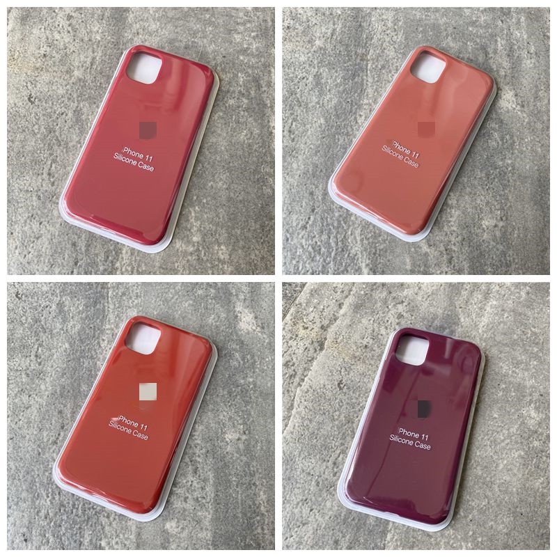 Case Bahan Silikon Cair 40 Warna Untuk iphone 11 pro max X Xs max XR 7 8 plus 6 6s plus