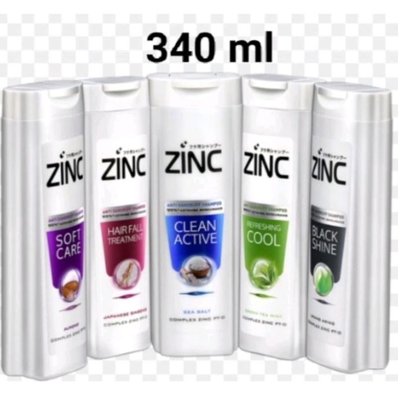 (340 ml) zinc shampoo botol besar